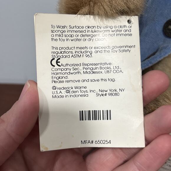 Museum Of fine Arts Boston MFA Peter Rabbit Limited Edition Plush - Picture 4 of 12